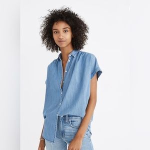 MADEWELL Central Shirt, Chambray, Sz. M